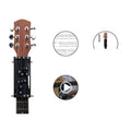 Black guitar chord changer device with automatic gear mechanism for beginner practice