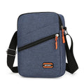 Oxford cloth crossbody commuter bag in urban simplicity style with contrast colour detailing