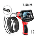 8.5mm dual-lens endoscope inspection camera with snake pipeline and memory card