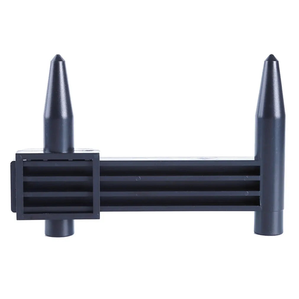 Plastic electronic digital caliper for measuring hole centre distances up to 180mm.