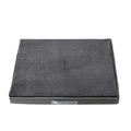 Removable washable sponge dog mat in brown, shown in a 100x75x10cm size.