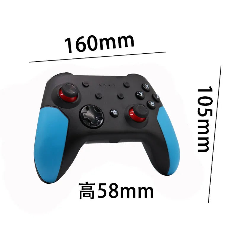 Switch Bluetooth gamepad ABS USB multi-speed vibration left blue right red
