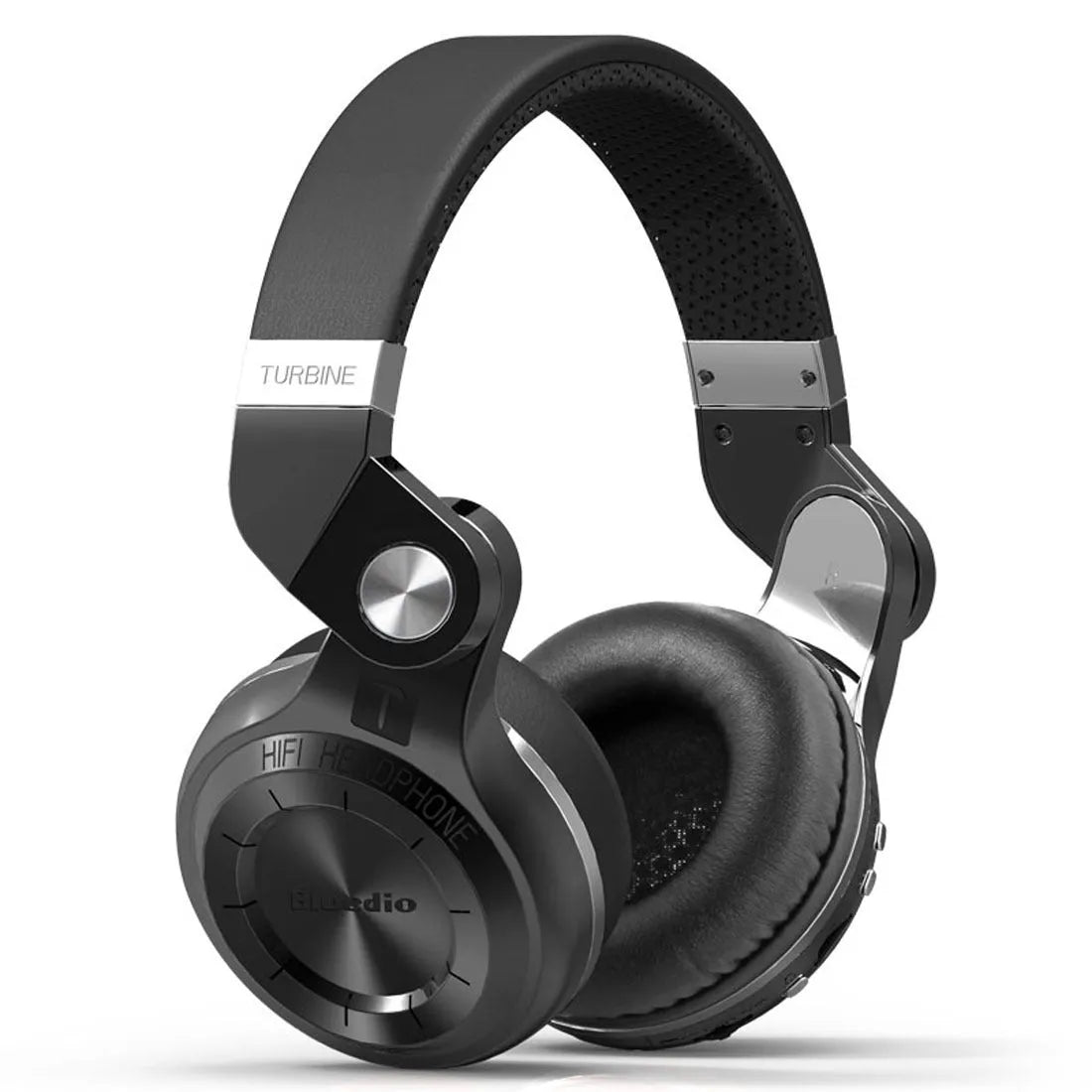 Bluetooth headset with head-mounted design in black, blue, red, or white colour options