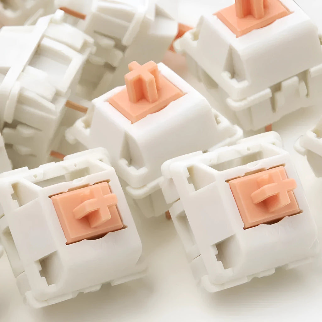 Single clear Panda tactile mechanical keyboard switch for DIY custom builds