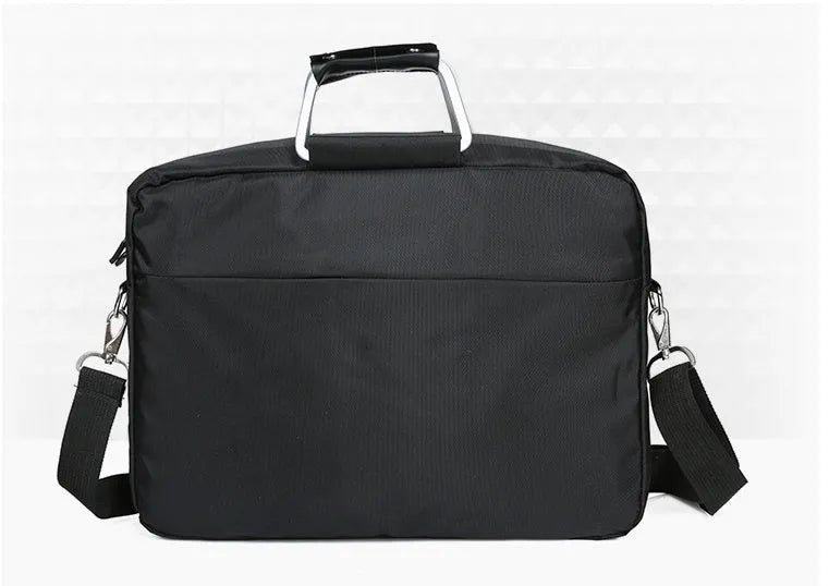 Computer bag exhibition gift bag 14 inch wear resistant nylon cloth black colour