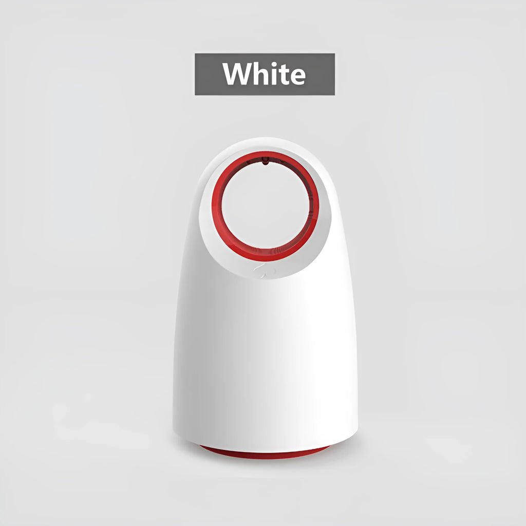 Black or white USB-powered mosquito killer lamp with compact 12x12x21.5cm dimensions