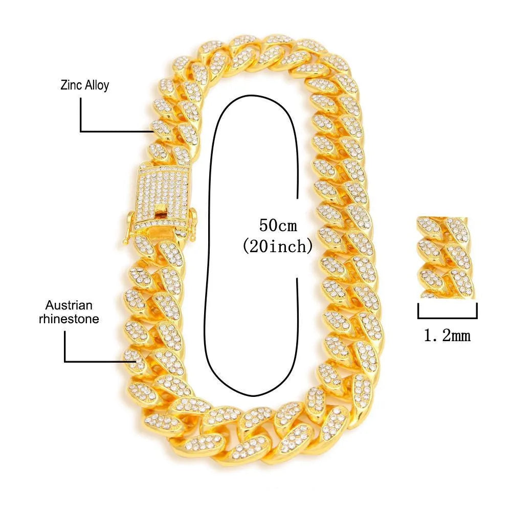 Roman numeral graduation quartz watch set with matching bracelet and necklace in gold finish
