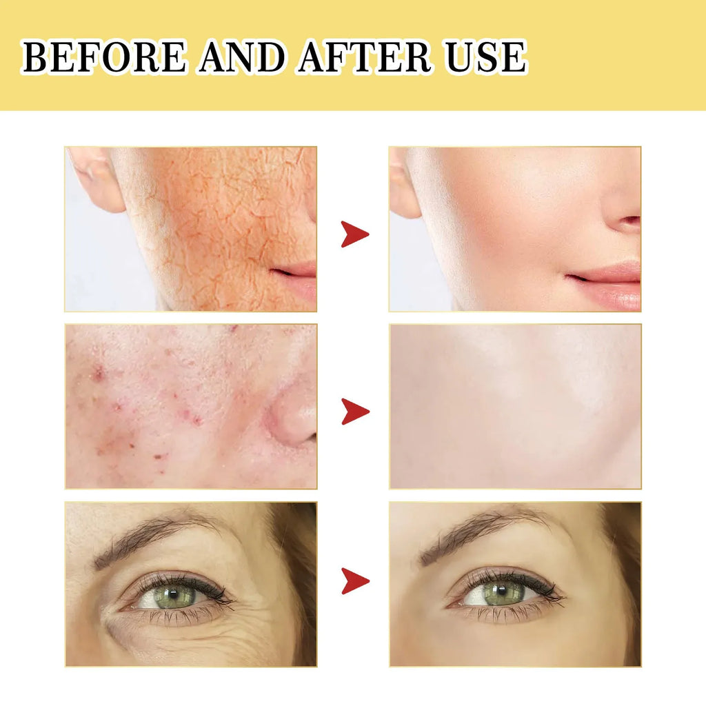 Snail serum collagen facial serum 100ml bottle on white background