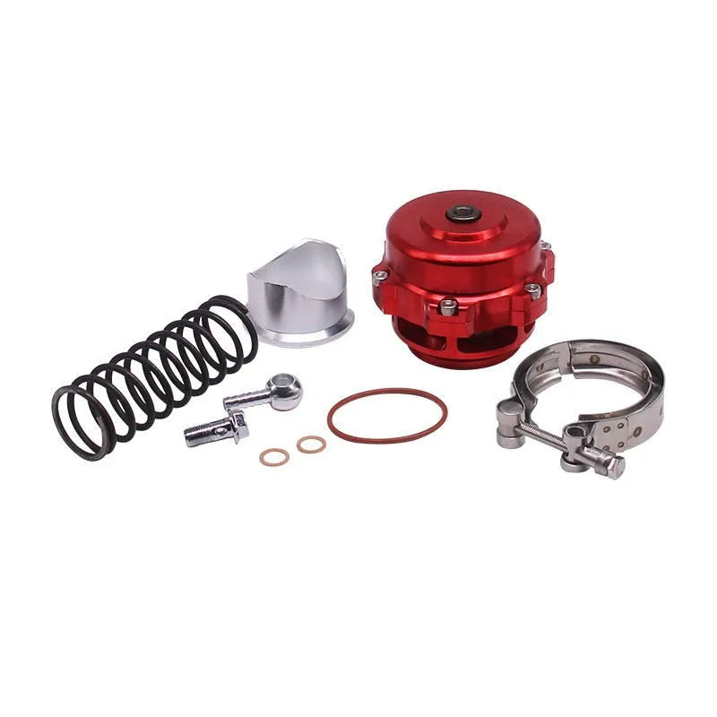 Aluminium alloy car blowdown valve, 50mm size, shown in one of six colour options.