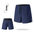 Men's high-waist off-road running shorts in quick-drying nylon-blend fabric available in multiple colours