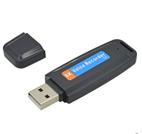 SK-001 USB 2.0 flash drive plastic shell black white 8GB 16GB 32GB voice card creative gift