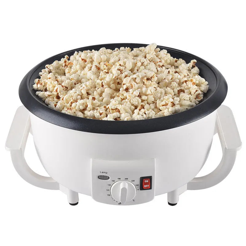 White coffee bean roasting machine with 750g capacity and 225mm pot diameter