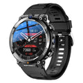 Multi functional sports smartwatch with dual cameras, touch screen, and NFC on wrist