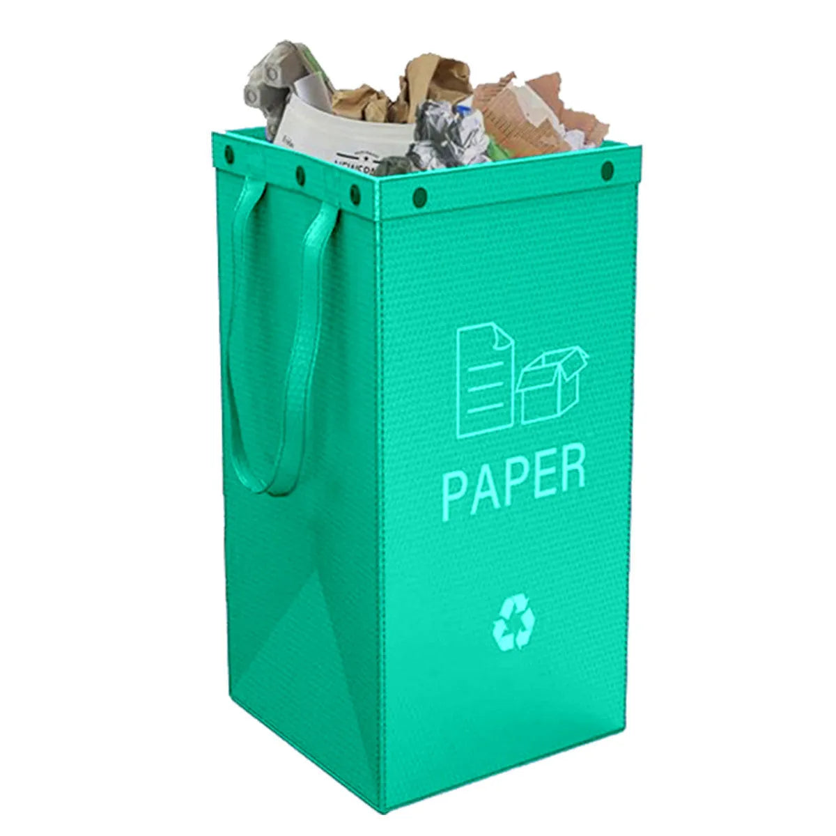 40-litre rectangular waterproof PP plastic clean bag for garbage classification in assorted colours