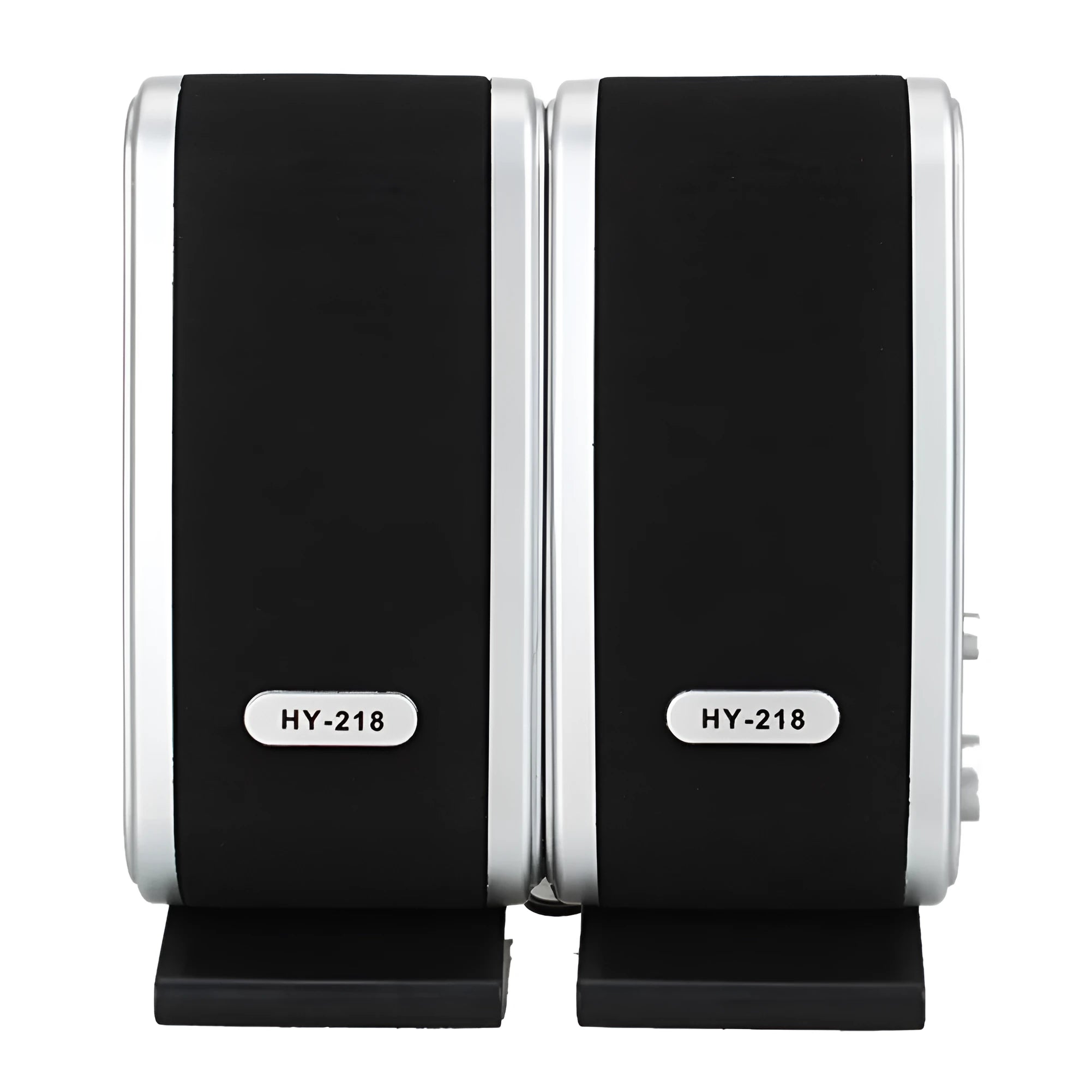 Notebook mini speaker in black colour with USB cable for portable desktop audio