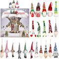 2025 Christmas Gnome Advent Calendar with 24 plush toys in soft pastel colours, Type A single-door format