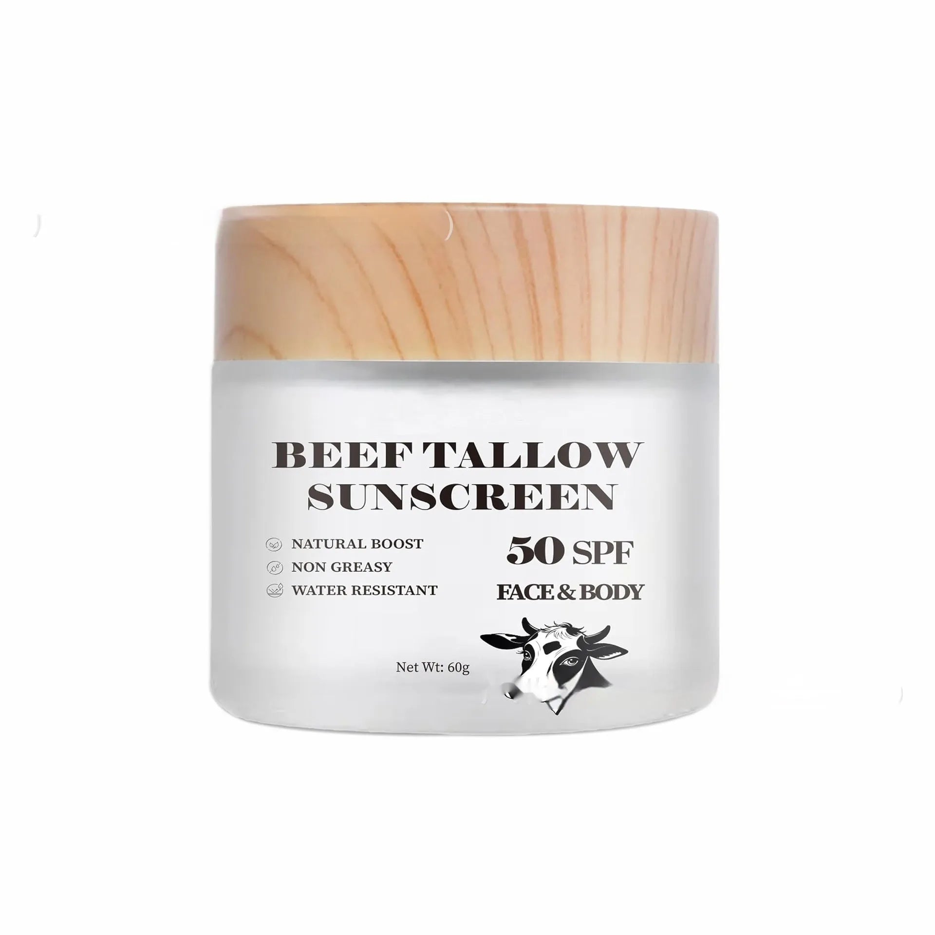 60g tube of beef tallow protective cream with waterproof non-greasy formulation
