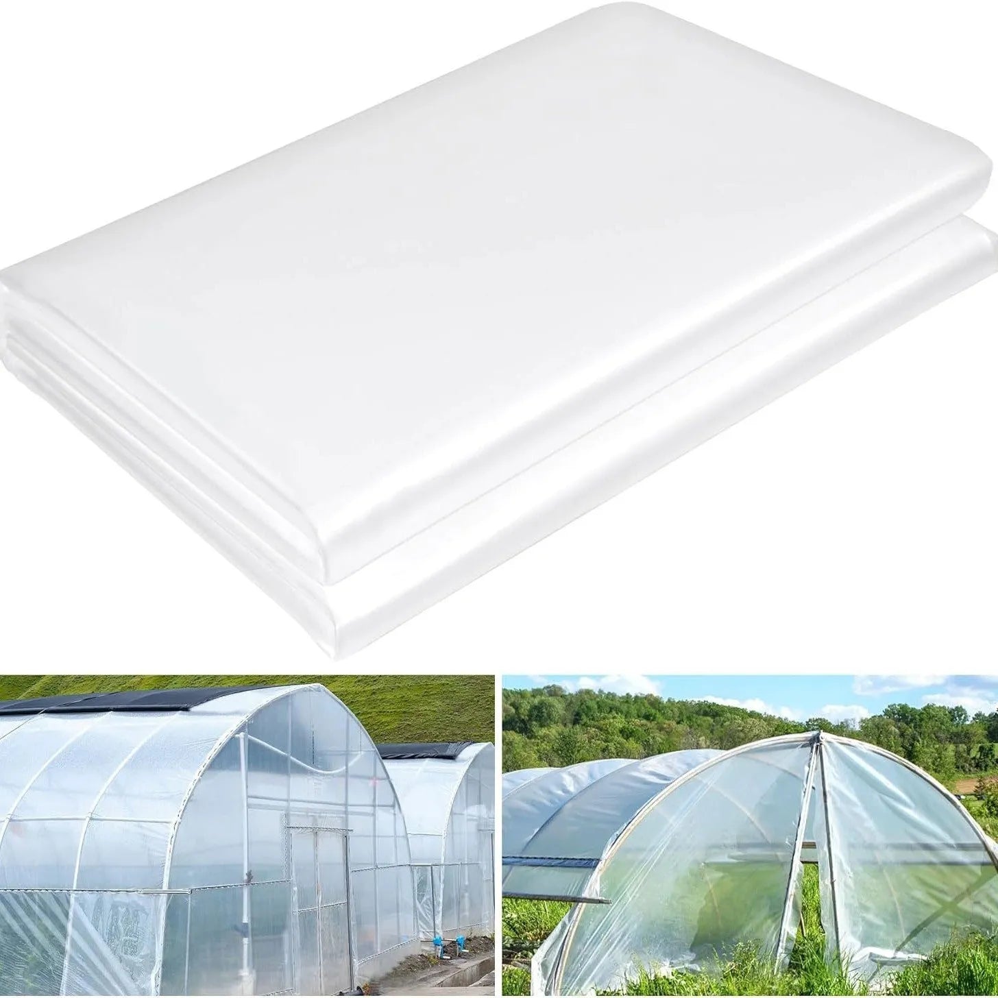 4x8 metre plastic film for vegetable shed cold proofing in 8 silk or 15 silk thickness