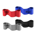 Elastic elbow support bandage for boxing in red, shown in a medium size.