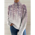 New Christmas abstract printing casual top for women with 3D effect, polyester fabric, available in multiple colours and sizes XXS to 6XL