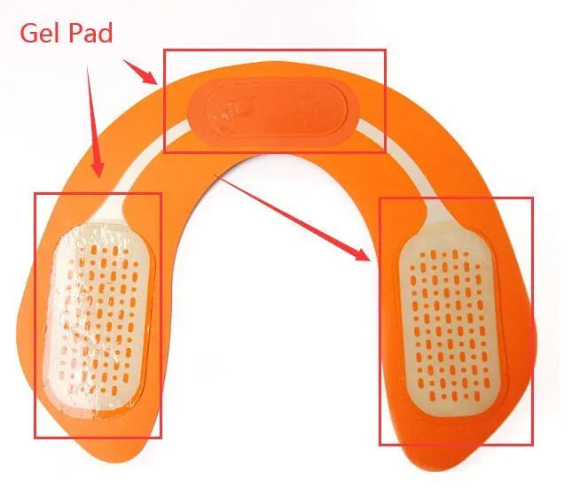 EMS hip muscle training stimulator with gel pads and remote controller for belly and buttock slimming