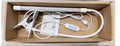 Black or white USB-powered LED desk lamp with 26cm adjustable arm for study