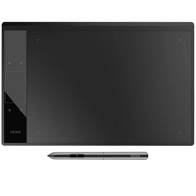 Digital drawing board with 8129 pressure sensitivity, passive pen, and 10x6 inch active area