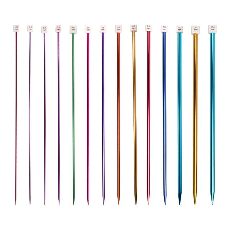 Lengthened crochet hook set with cap body available in sizes 2.0mm to 10.0mm sold as pairs