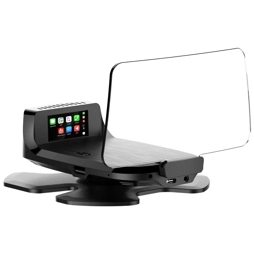 New HUD head-up display car speed digital projector black ABS OBD power