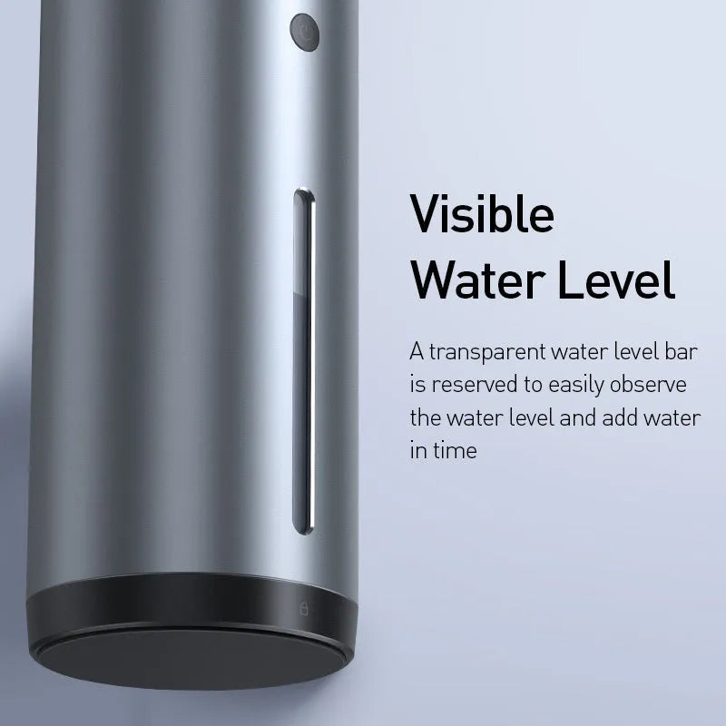 Black aluminium alloy car diffuser humidifier with air purification for vehicle and home use