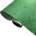 Roll of self-adhesive suede leather in a chosen colour, showing its texture and adhesive backing.