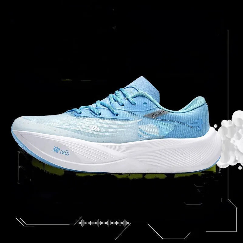 Low-top running trainers in multiple colours, showcasing the lace-up design and natural rubber sole.