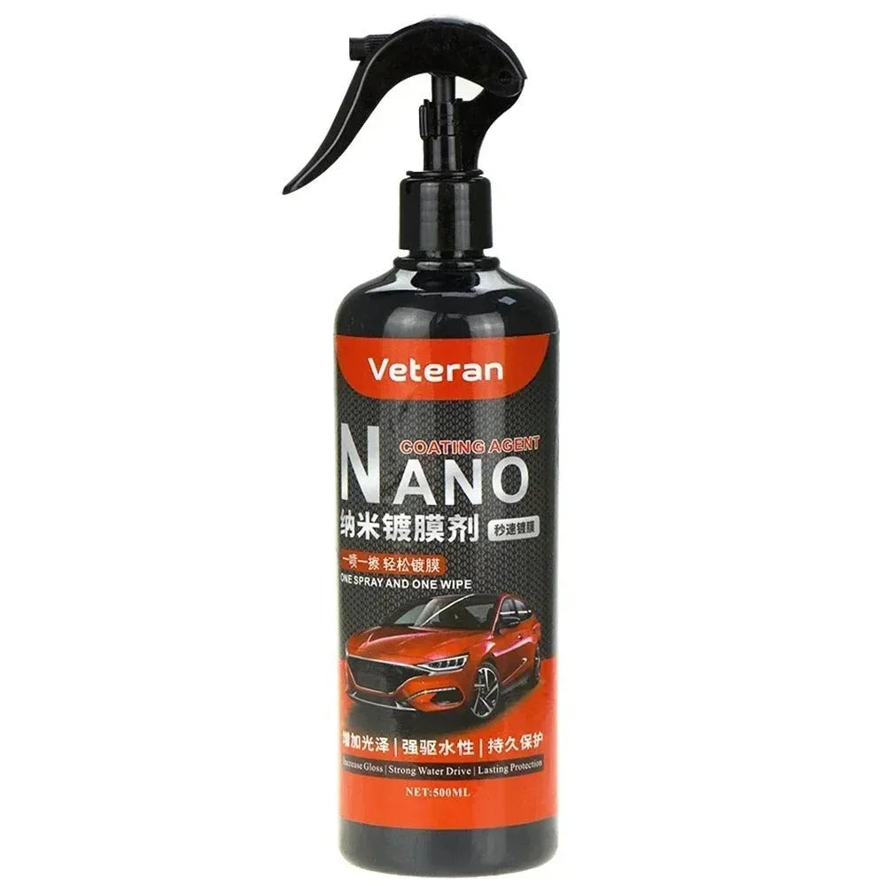 Automotive coating agent hand spray bottle 250ml or 500ml for quick polish and water repellent car paint protection