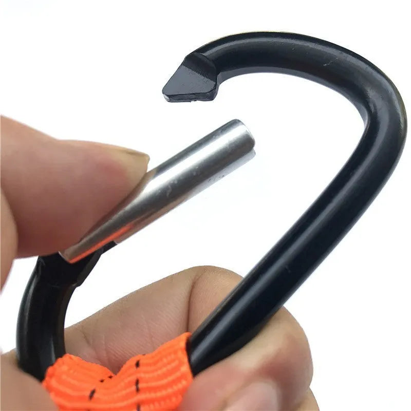 Orange fishing rod safety rope with 90cm length shown next to fishing reel
