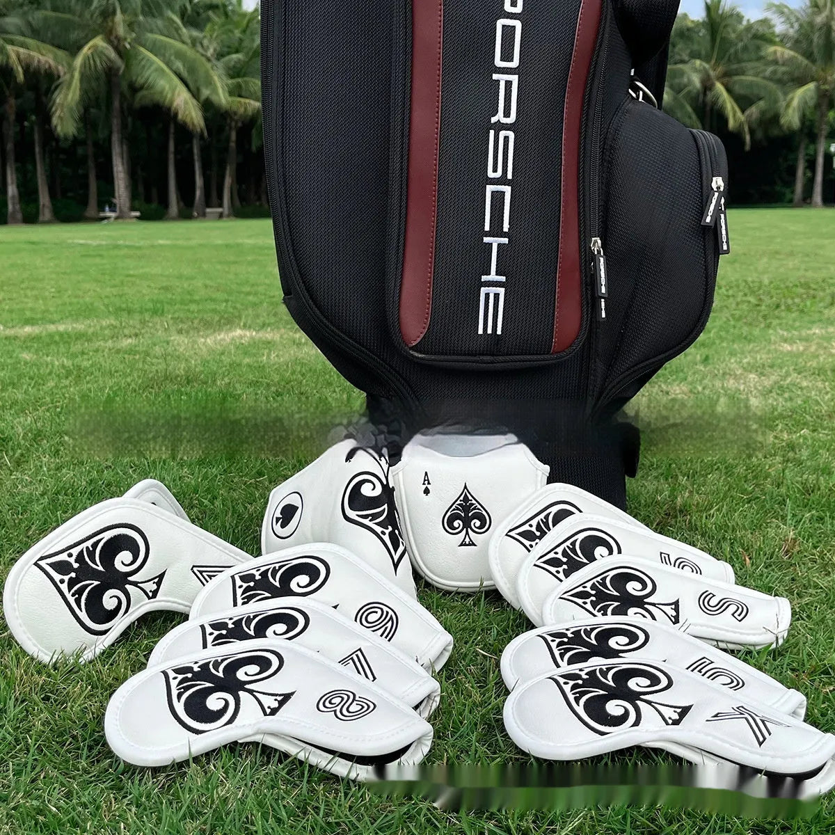 Golf putter sleeve protector in PU foam with three colour options for putter club protection