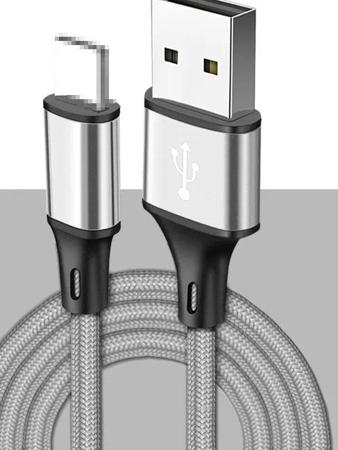 2 metre mobile phone data cable in multiple colour options