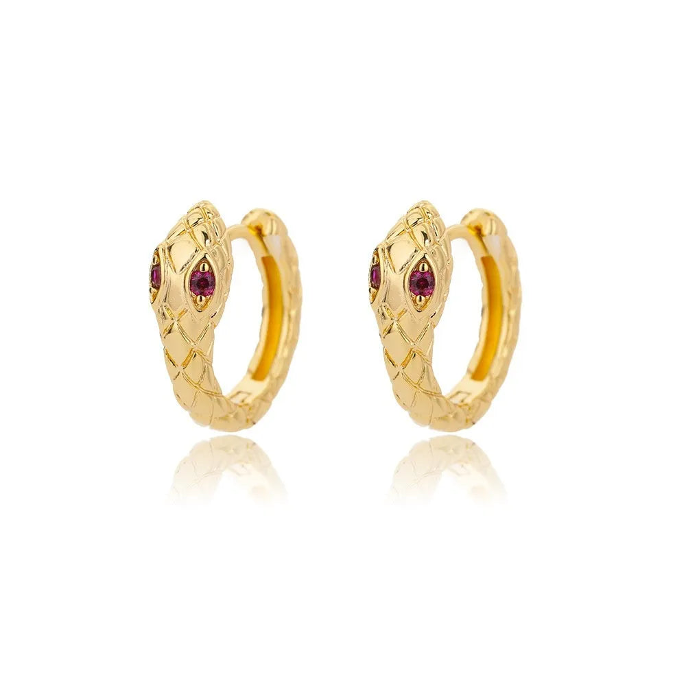 Women's copper geometric butterfly earrings with diamond treatment in multiple colour options