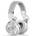 Bluetooth headset with head-mounted design in black, blue, red, or white colour options