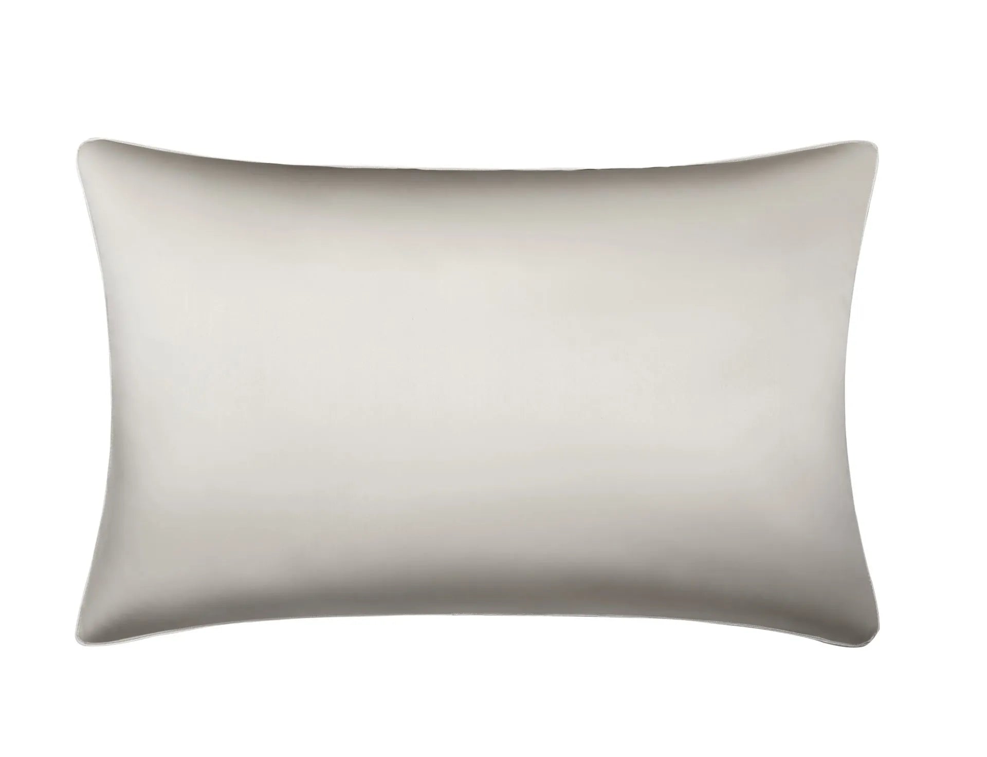 100% mulberry silk pillowcase 48x74cm palace luxury style with inlaid rope edge in champagne gold