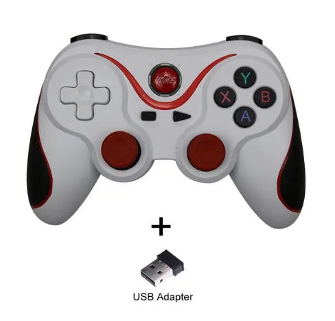 X3 Bluetooth wireless game controller for Android phones with optional mobile phone clip attachment