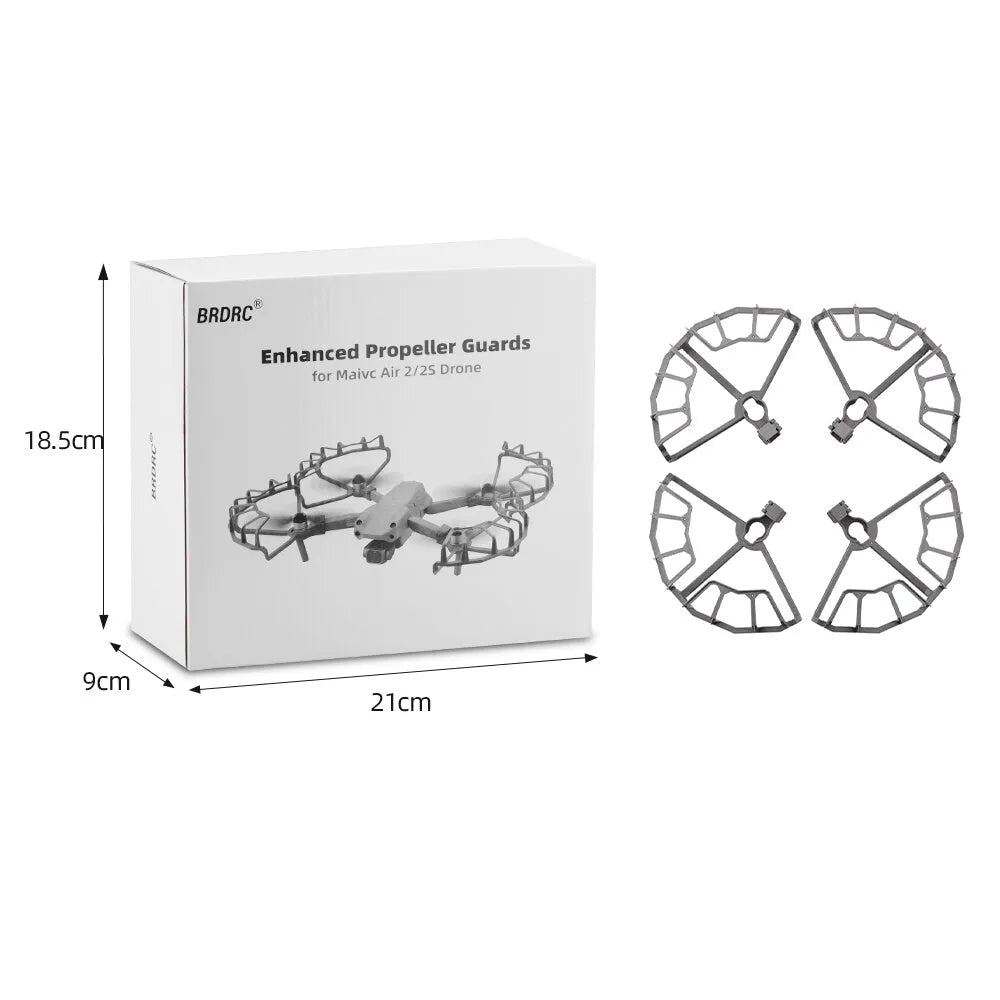 Grey ABS propeller protection ring for DJI Mavic Air 2 and Air 2S drones.