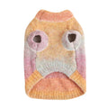 Soft glutinous rainbow circle dopamine pet sweater in Style 1 colour, wool acrylic blend, sizes S to XXL
