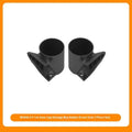 Tesla Model Y Model 3 door cup holder stopper pad ABS plastic black 2 piece set front driver co-pilot