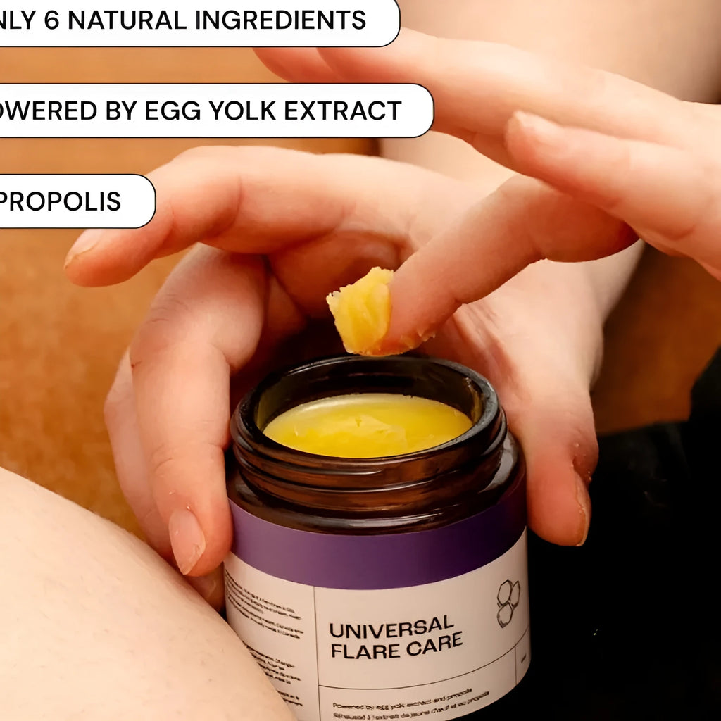 Universal Flare Care pain relief cream tube containing 120g of topical analgesic ointment for muscle and joint discomfort.