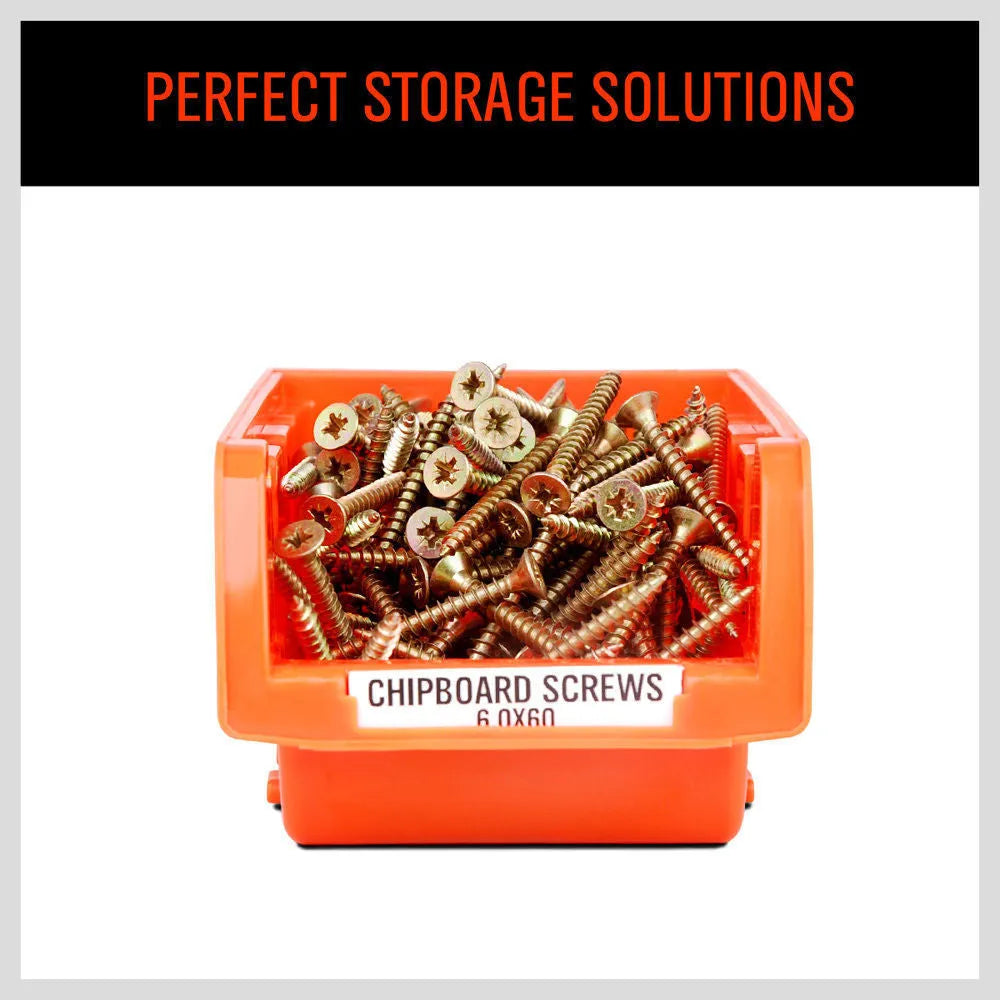 Stackable and side by side plastic tool storage box 8 pieces 630g weight