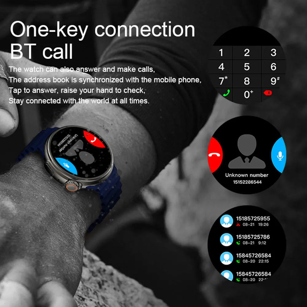 Jerry Second Generation smart watch with touch button and AMOLED screen in black colour
