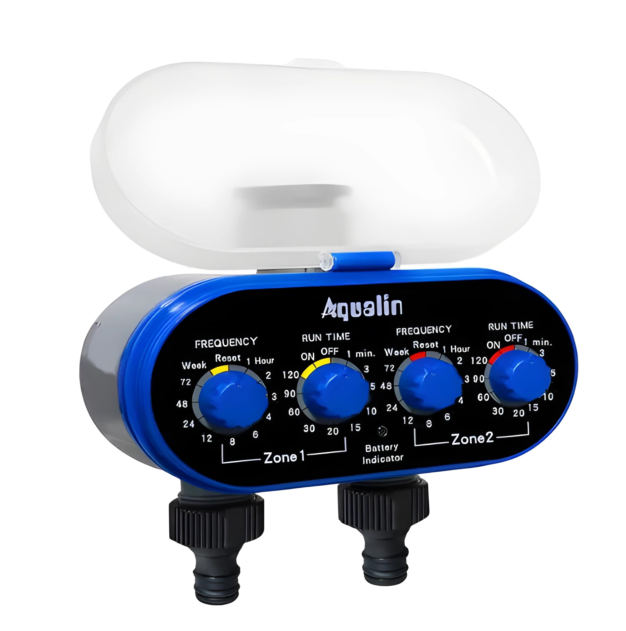 Dual Timed Irrigation Controller battery powered automatic watering device for garden