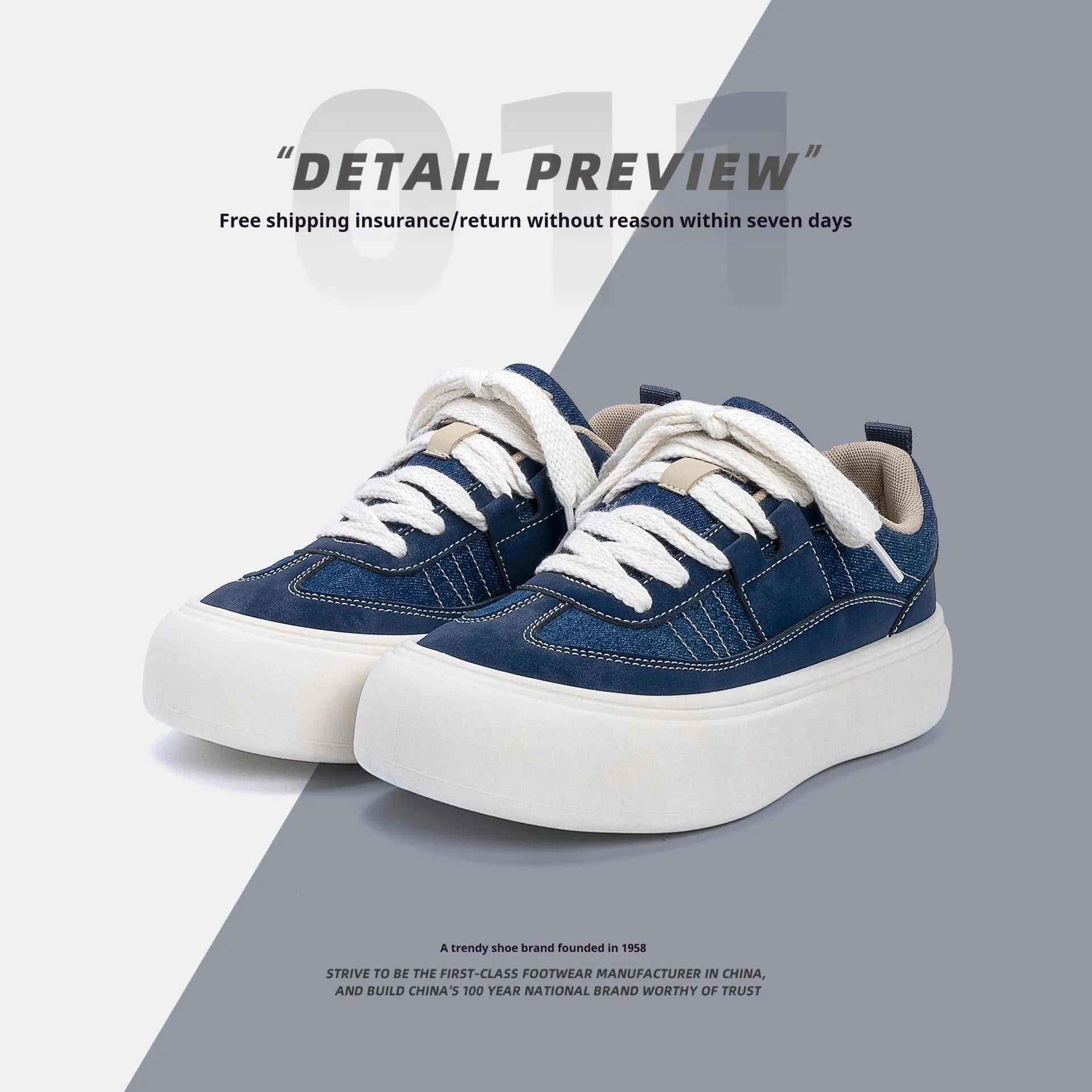 Raised bottom canvas shoes for men in black with breathable mesh lining and platform sole