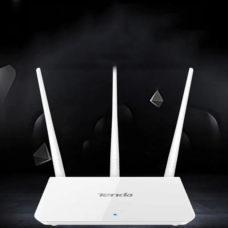 White US-style dual-band wireless router for 2.4GHz and 5GHz broadband networks.