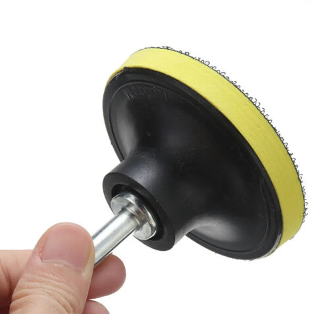 Carbon steel headlight repair tool for vehicles and machinery, 15cm square.